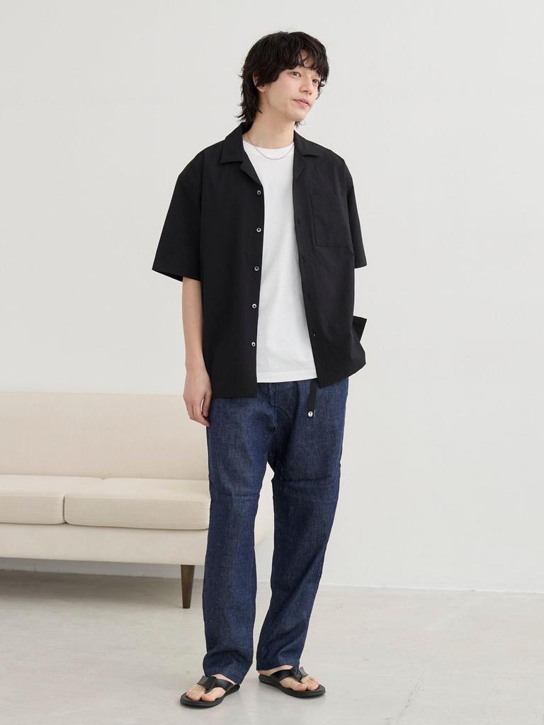 Coleman (Coleman) Cotton-Linen Denim Pants, COBALT (75), Size S (Web Exclusive), 75404030393 7530