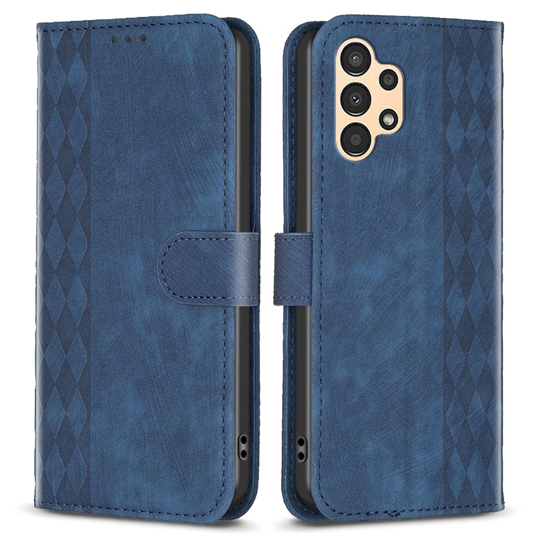 

Anti-drop Cover for Samsung Galaxy A33 5G Imprinting Pattern Folio Flip Phone Stand Case with Wallet Blue