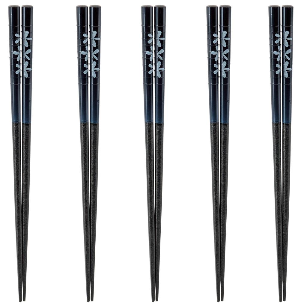 Happy Set of Made In PID2568 J-kitchens Chopsticks, 5, Material Wood, Chopsticks, Japan,