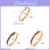 Geometrisches Armreif aus Edelstahl für Damen Modeschmuck Sommer