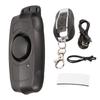 Kabelloser Fahrradalarm IP55 Wasserdicht Diebstahlschutz 113dB Wiederaufladbarer Fahrrad-Vibrationsalarm mit Fernbedienung für Zuhause Schwarz