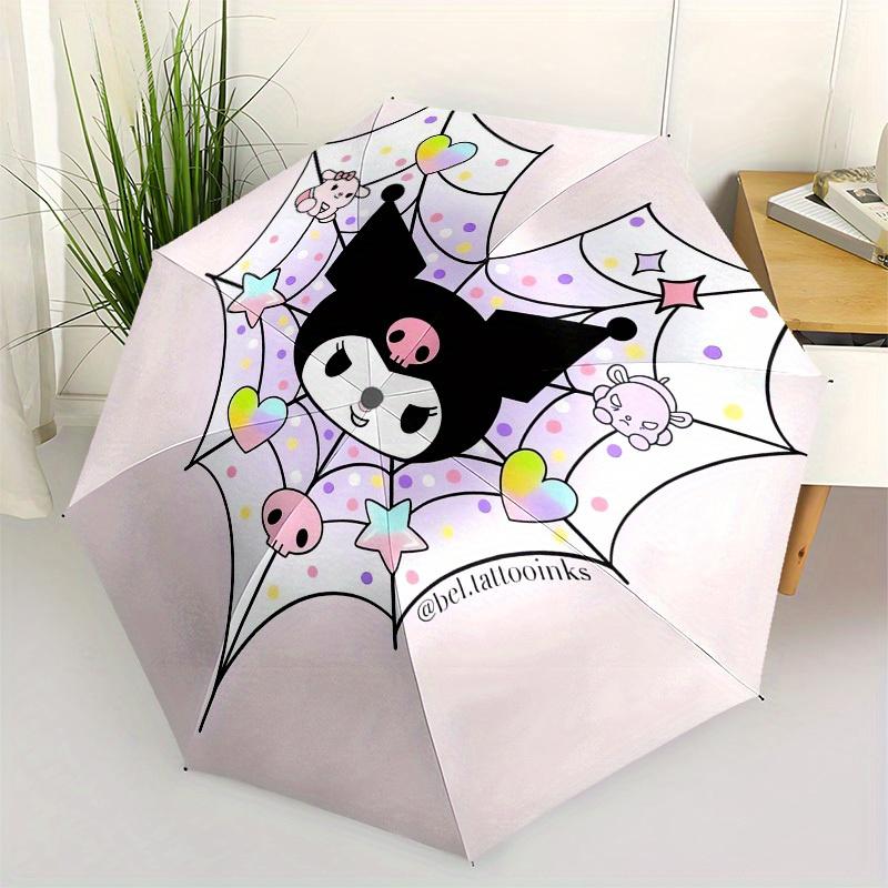 

1pc Kawaii Halloween Illustration Umbrella with Plastic Handle,Suitable for All Seasons Home Travel Outdoor UmbrellaSanlio478