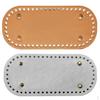 2x DIY Bag Bottom Cushion Replacement for Handbag Making , Brown, 22x10 Cm