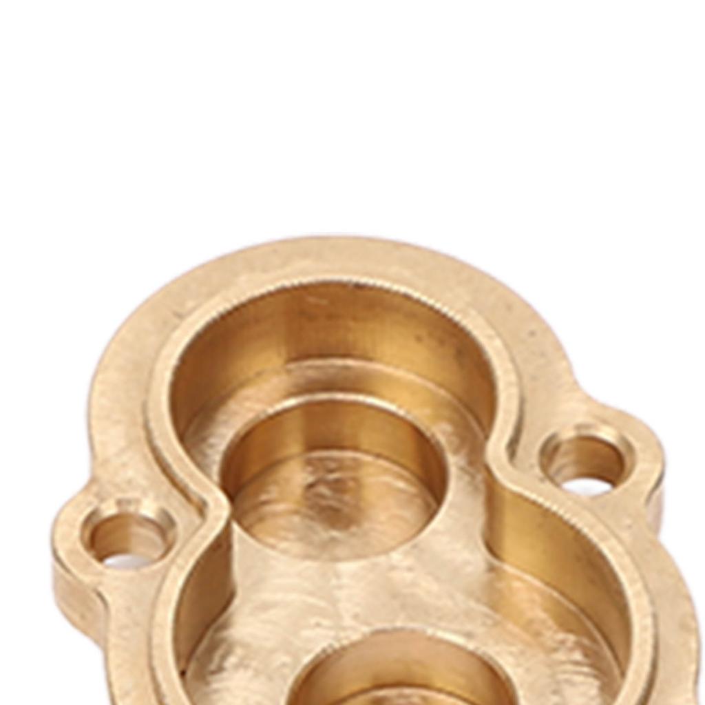 2Pcs RC Car Front Rear Axle Gear Cover Brass Accessory for FMS FCX 24 1/24 Climbing Crawler
