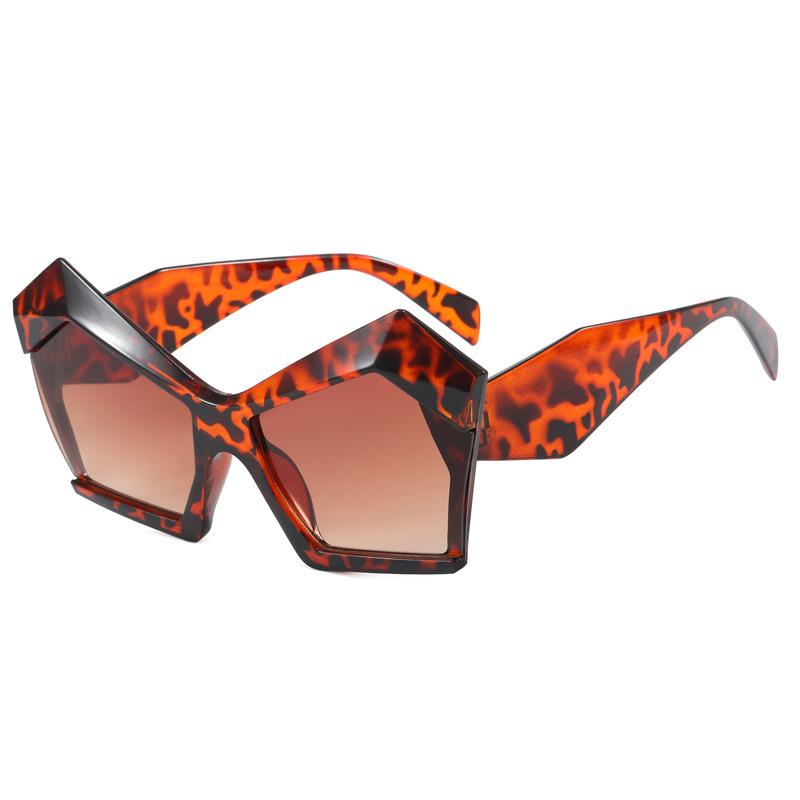 New Vintage Cat Eye Sunglasses Women Men Square Sun Glasses Big Eyewear  for Male Female Special Shaped Glasses