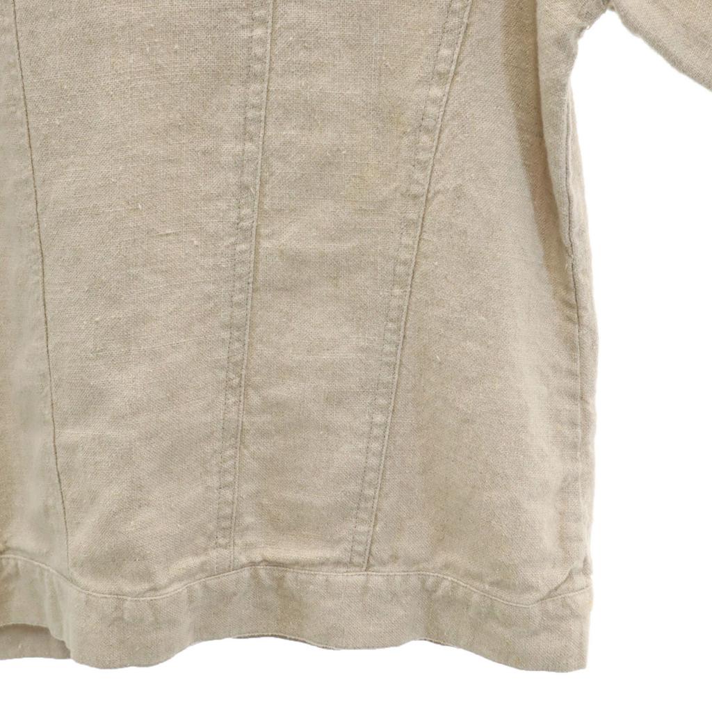CHARTER CLUB Linen Jacket M Beige Women Used