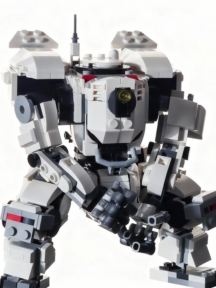 649 piezas MOC Bisonte Titán Titanfall 2 Arte Conceptual Modelo Creador Bloques de Construcción Juguete de Construcción Regalos de Navidad Idea Creativa DIY