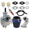 Motorcycle PZ20 Carburetor For Keihin 50cc 70cc 90cc 110cc 125cc Chinese Quad 4 Stroke ATV 4 Wheeler Dirt Bike Accessories