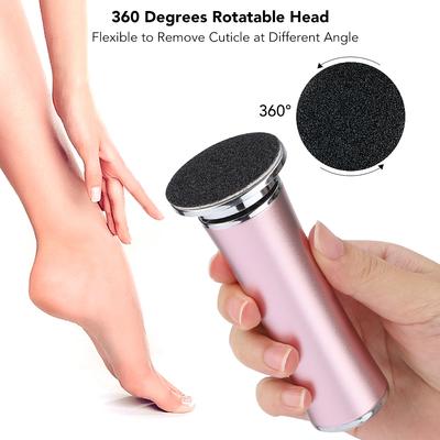 Electric Foot Callus Remover Pedicure Tool Includes Replacement Sandpaper Foot Grinder for Heels And Dead Skin Foot Care File