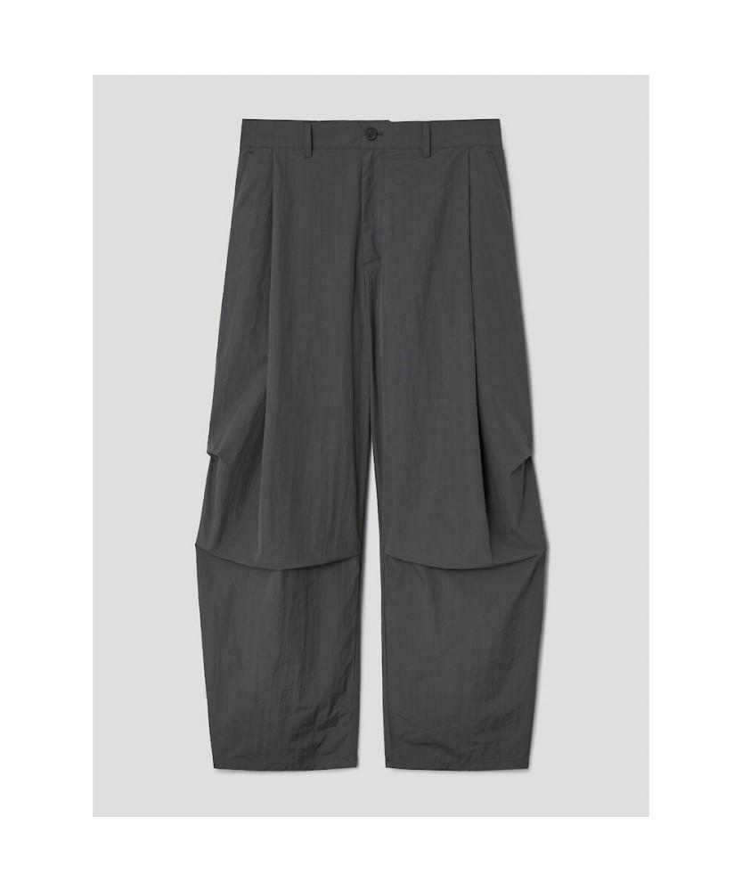 8SECONDS Nylon Wide Balloon Elastic Waist Pants Ash