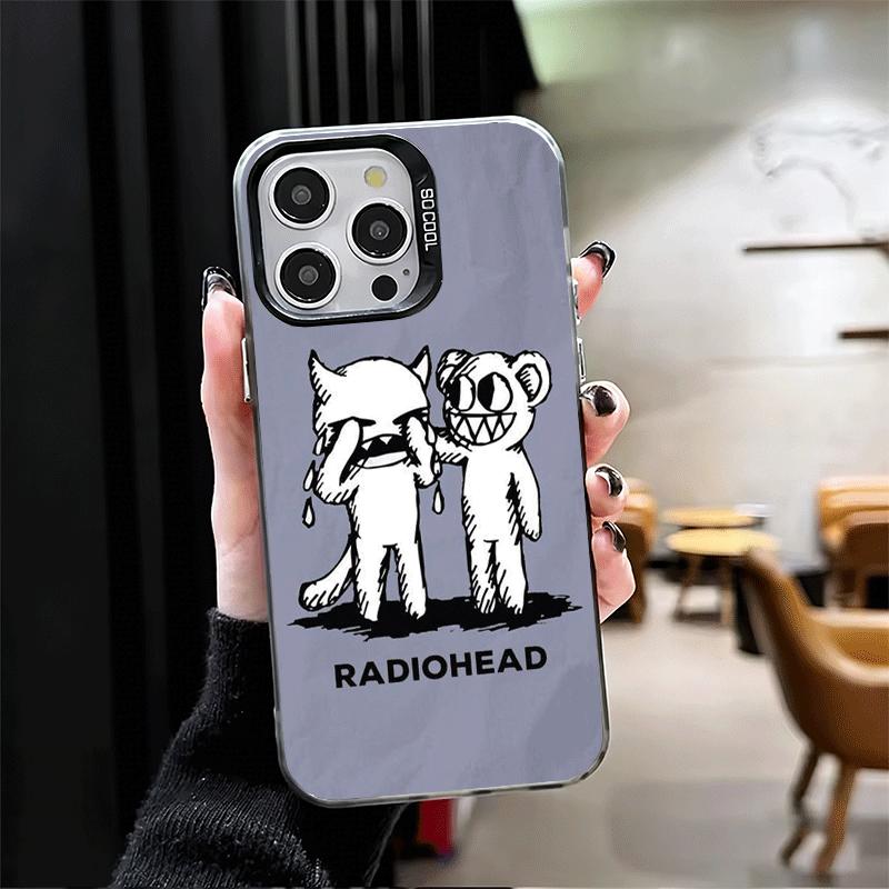 R-Radiohead Bnad Soft Phone Case for iPhone 15 16 17 Pro Max 17Air 16E 14 Plus 13 12 Mini Shockproof Cover Back Shell