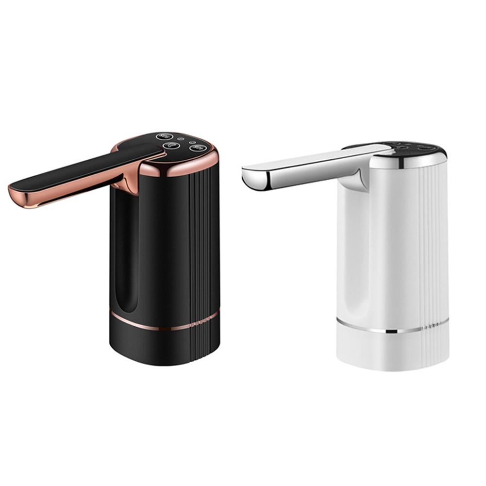 Foldable Water Pump Digital Display Electric Drinking Water Pump USB Charging for Universal 3 4 and 5 Gallon