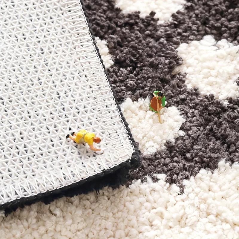 Cute Cat Print Bathroom Mat Non-Slip Absorbent Quick Dry Stain Resistant Washable Soft Durable Floor Rug for Home