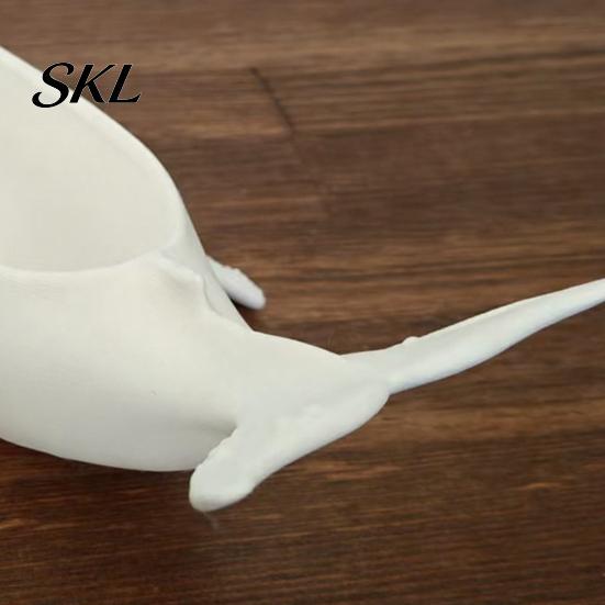 Whale Desk Organizer Humpback Storage Bowl, with Hollow Groove, 3D Printed Small Sundries Ocean Style Desktop Decoration, for Jewelry And Items Holder