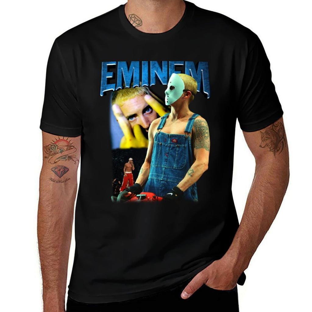 Eminem Vintage 90s Tour Tshirt Work Utility Casual Tee Shirt