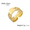 Handsome Shark Ring Stainless Steel Adjustable Open Ring Animal Shark Ring Fashion Punk Ring Jewelry Gift