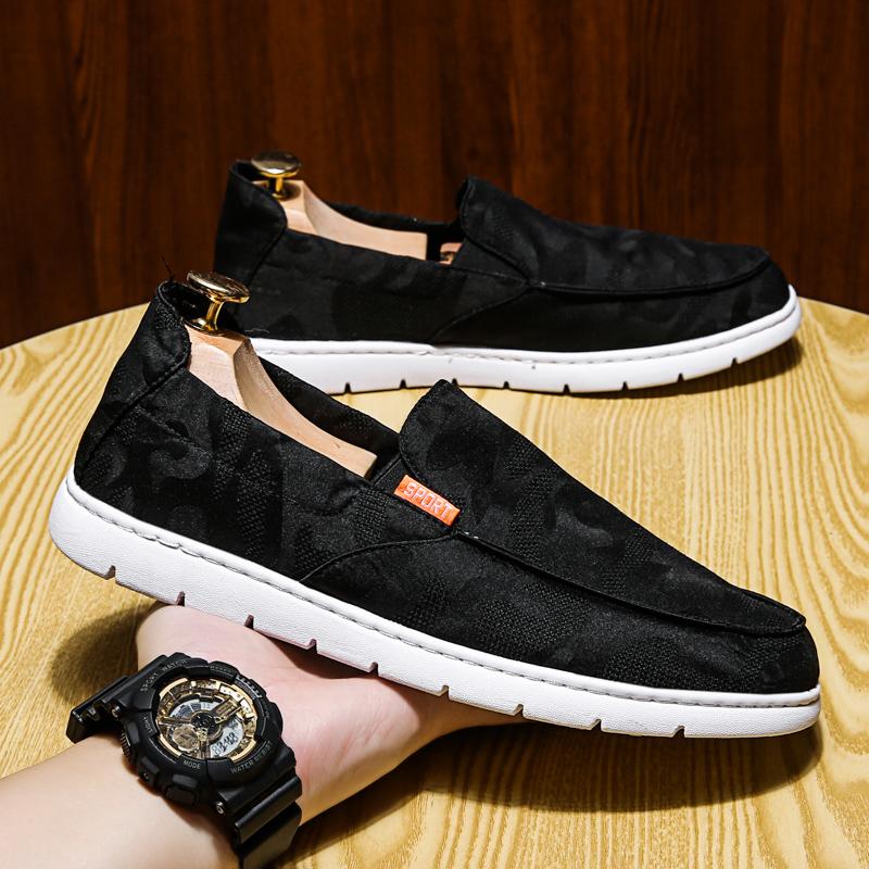 Pánské Boty Letní Plátěné Boty Prodyšné Pohodlné Outdoor Nazouváky Vycházkové tenisky Klasické mokasíny Pro muže