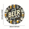 Segno in Latta Metallico Birra Decorazione Murale 20x30cm