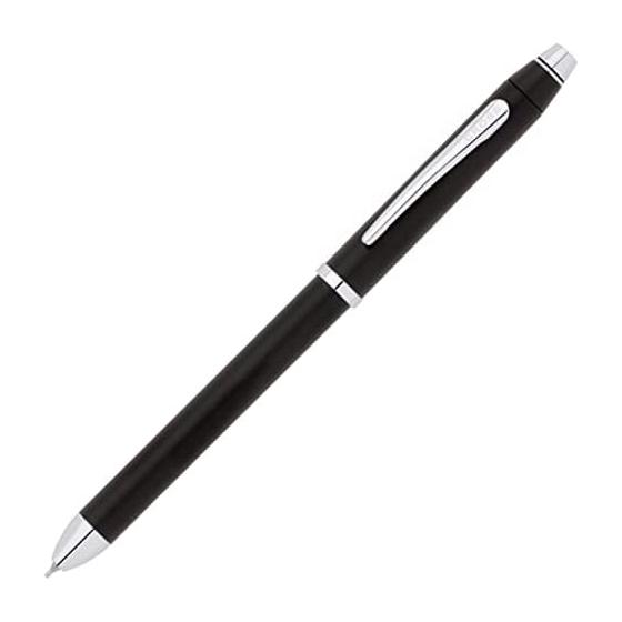 CROSS Tech3 Multifunction Pen, Black, Ballpoint Pen (2 Colors) & Mechanical Pencil (0.5mm) with Stylus