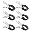 6/30PCS Stainless Steel Pool Cover Clips Heavy Duty Windproof Spring Clips For Drying Clothes Sealing Snack Multifunction Clip