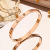 Anti-Tarnish Roman Numeral Crystal Bangle - Available Individually or As a Pair
