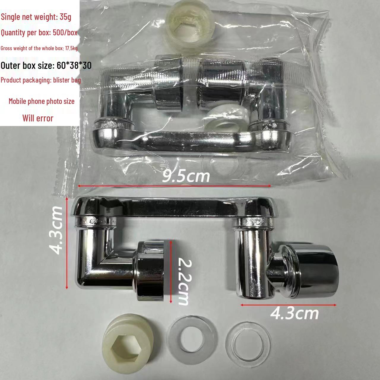 Universal Rotatable Faucet Extender with Aerator and Anti-Splash Swivel Joint