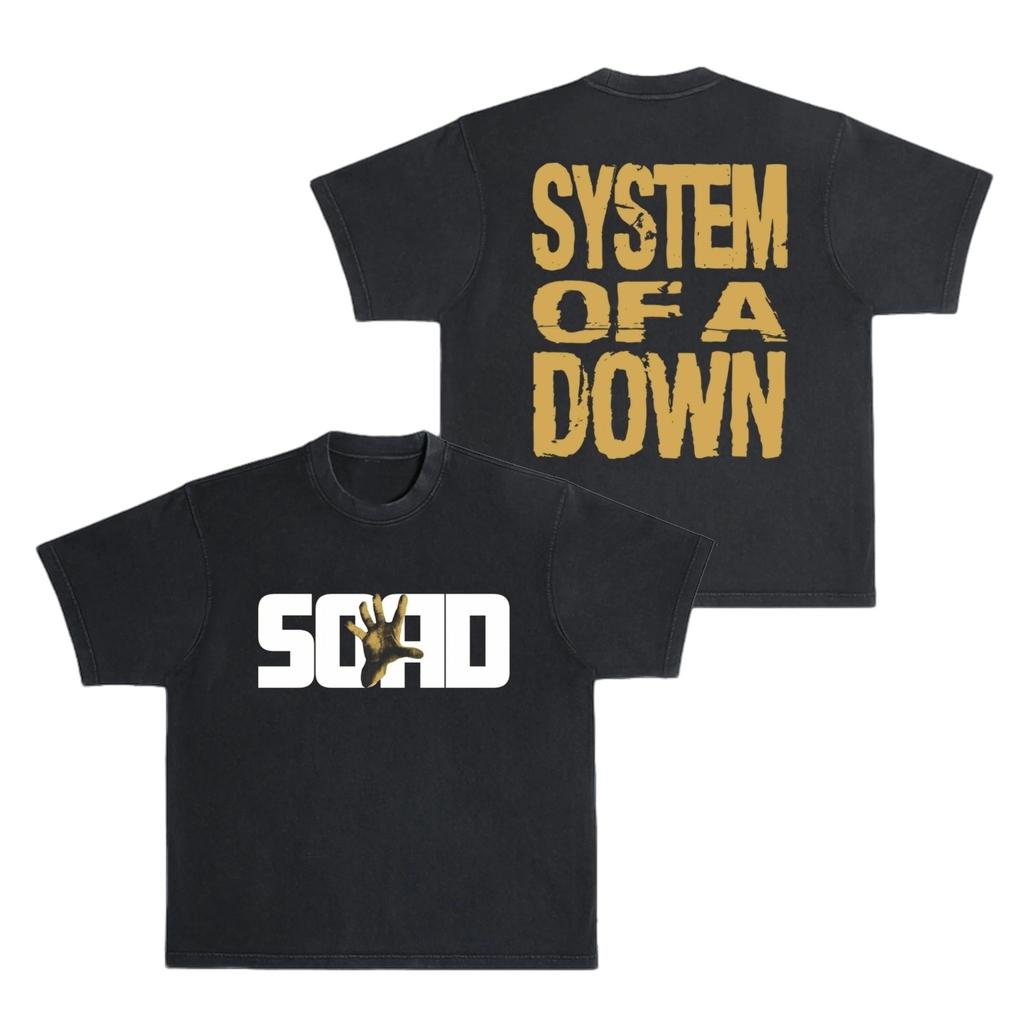 System Of A Down Band SOAD Graphic 2026 T Shirt Cotton Unisex Men‘s Women's T-Shirt Y2k Oversized Vintage Tee Fans Gifts