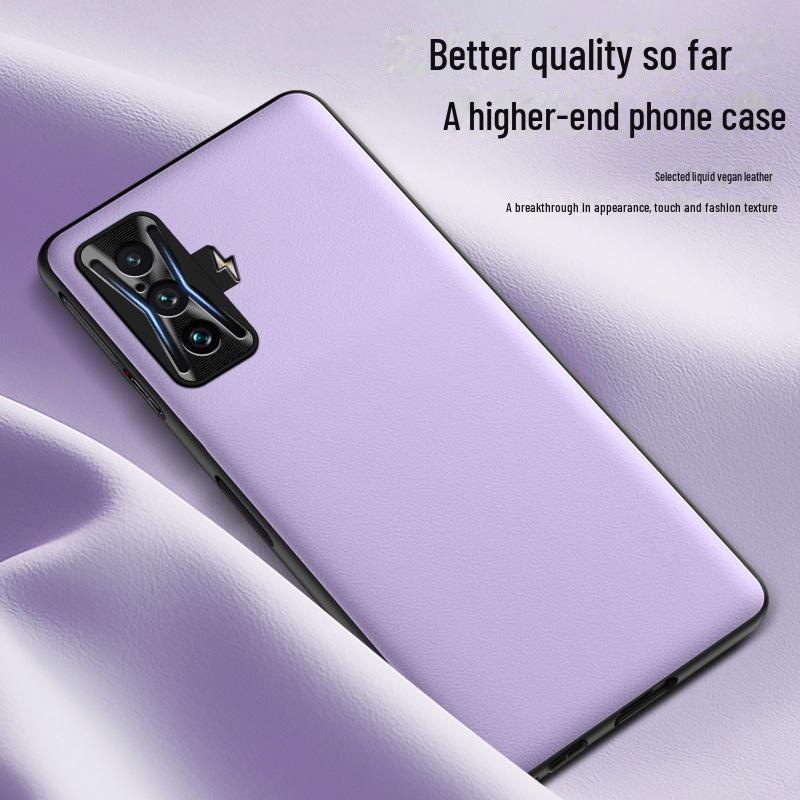 Redmi K50 Gaming Liquid Leather Protective Phone Case - Anti-Fall Cover, Single Piece Shipping