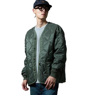 Quilt Jacket Quilt Liner 2065 Army Green M [Alpha Industries] M-65 Pánské