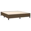 Maison Exclusive - Sommier à lattes de lit avec matelas Marron foncé 160x200 cm