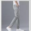Lockere, gerade Hose aus Eisseide für Herren: Trendy, schnelltrocknende, dünne Sommer-Freizeithose
