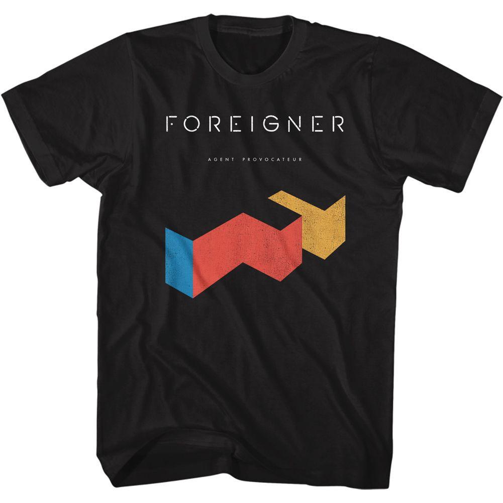 Men s Foreigner Agentp T-shirt XX-Large Black 4XL