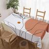 Abstract Plant Pattern Rectangle Table Cloth for Table Decor Party Waterproof Reusable Tablecloth for Table Kitchen Dining