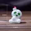 Mikro Landskap Søt Halloween Middag Doll Ghost Mummy Pumpkin Figur Bordplate Resin Trinket