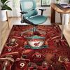 Liverpool Football Club Pattern Rug, Indoor/Outdoor Mat, for Picnic, Gameroom, Bedroom, Office, Living Room, Home Decor Carpet, Birthday Gift