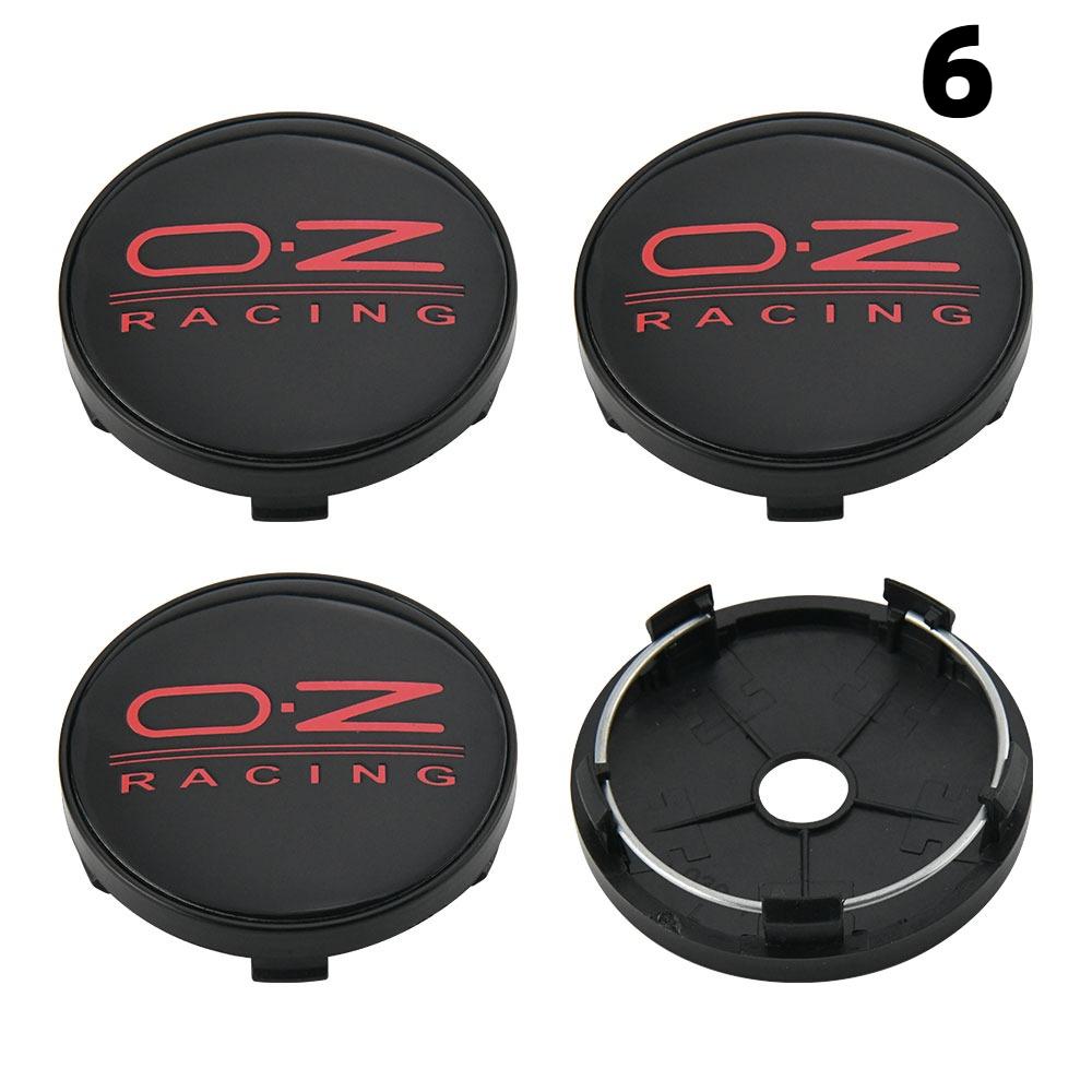 1 Set/4 Stück 58MM/60MM/63MM/65MM Kappe Für Felgen OZ Logo Radnabendeckel Sportwagen Radabdeckung Radkappen