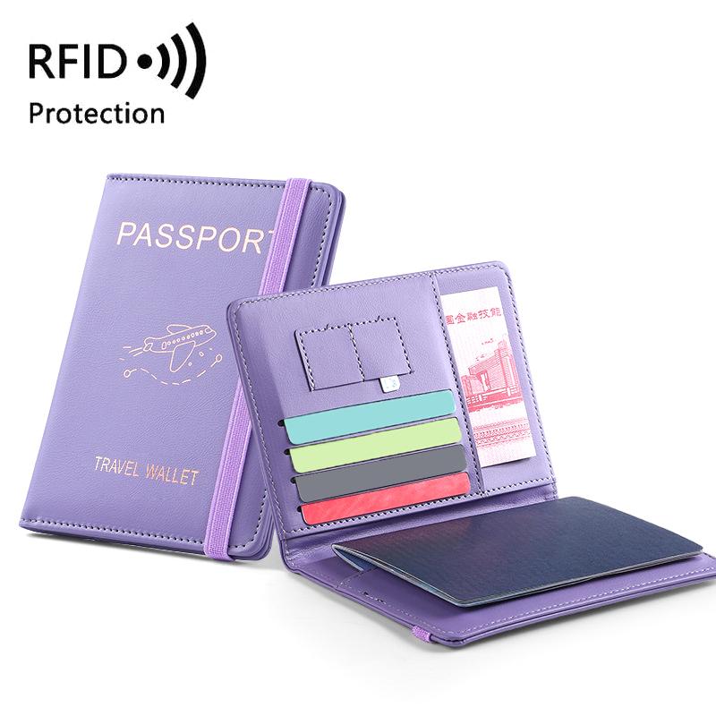 Waterproof Passport Holder Covers Case Travel PU Leather Credit Card Wallet Cute Passport Book Mountaineering Bag Christmas Gift