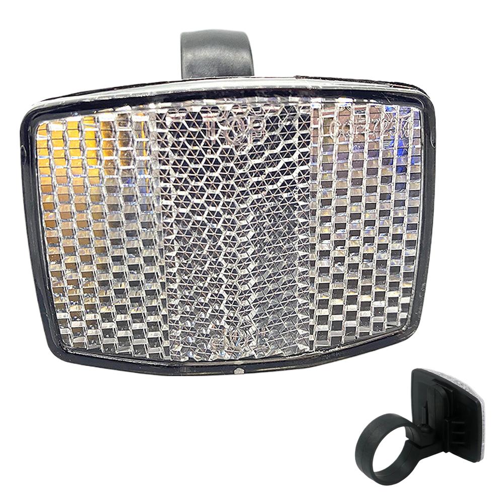 Bicycle Bike Handlebar Reflector Rear Front Bike Reflector Easy Tool-Free Installation Universal High-Brightness Honeycomb