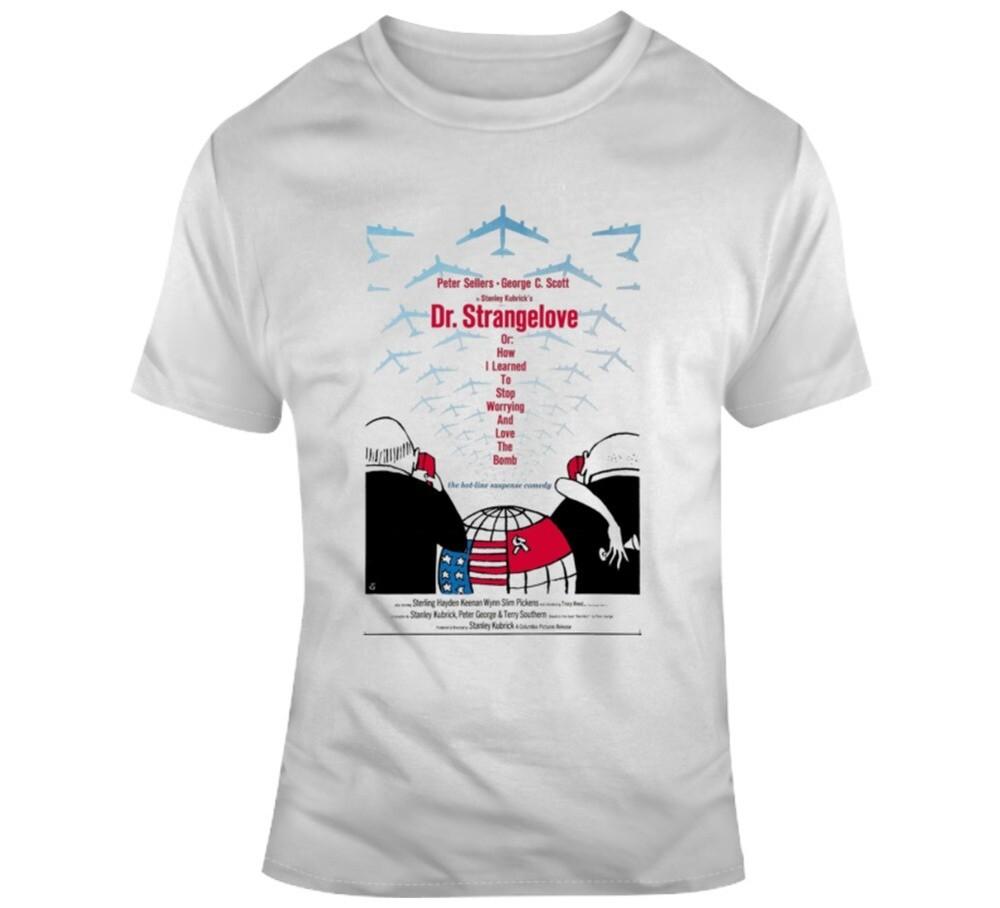 DR. STRANGELOVE Постер к фильму Стэнли Кубрика Футболка для фаната фильма Унисекс Футболка XXXL