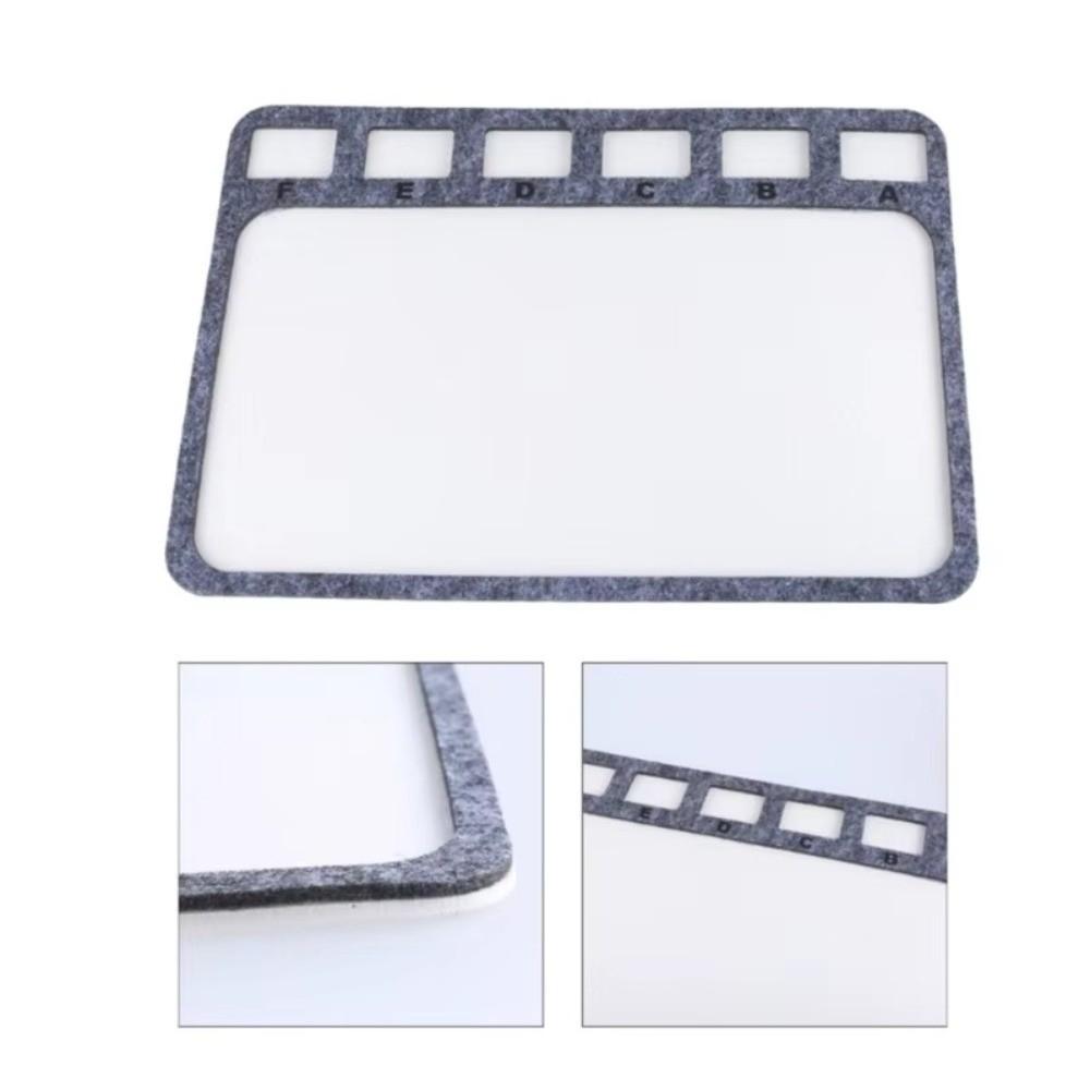 Felt Felt Beading Tray Felt Surfaces Measurement Markings Beadwork Design Tray Nonslip Alphabetic Scale Bead Pad Art Crafts