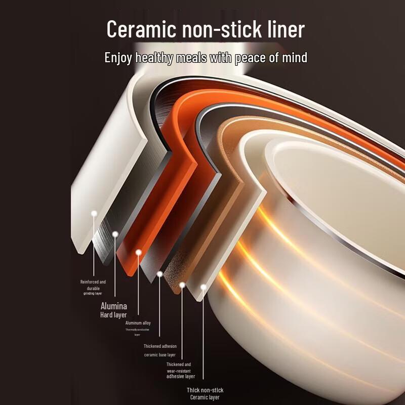 SUPOR Inteligentny Mini Garnek do Gotowania Ryżu 1.6L z Ceramicznym Naczyniem