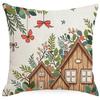 Sofa Pillow Spring Decoration Plant Print Pillow Living Room Simple and Comfortable Seat Cushion