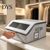 Bedroom Drawer Organizer Foldable Hat Storage Bin, with Clear Window And Handle, Accessory for Wardrobe Non-woven Fabric Baseball Cap Organizer,