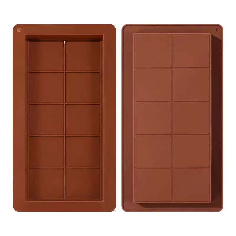 

1 шт. Силиконовые формы для шоколадных батончиков – Прямоугольные, Легко извлекаются, Прочные для протеиновых батончиков, Восковых расплавов и подарков