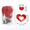 (100Pieces/pack)Valentine's Day Romantic Heart-Shaped Sequin Pendant Suitable for Wedding Family Decoration Room