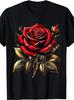T-shirt rose rouge or rouge