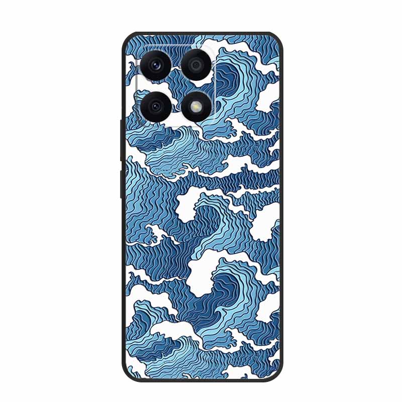 3D Case For Xiaomi 14T Pro Case Emboss Flower Black Silicone Soft Back Cover Coque For Xiaomi 14T Pro Case 14 T Pro 14TPro Funda