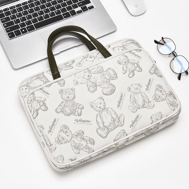 Cartoon Bear Laptop Shoulder Bag