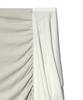 Peace Maker Ts Tiered Shirring Skirt (Beige)