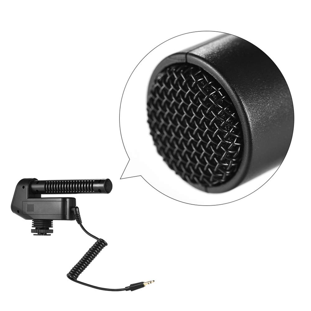 BOYA Kondensatormikrofon für digitale Spiegelreflexkameras, Schwarz, BY-VM600